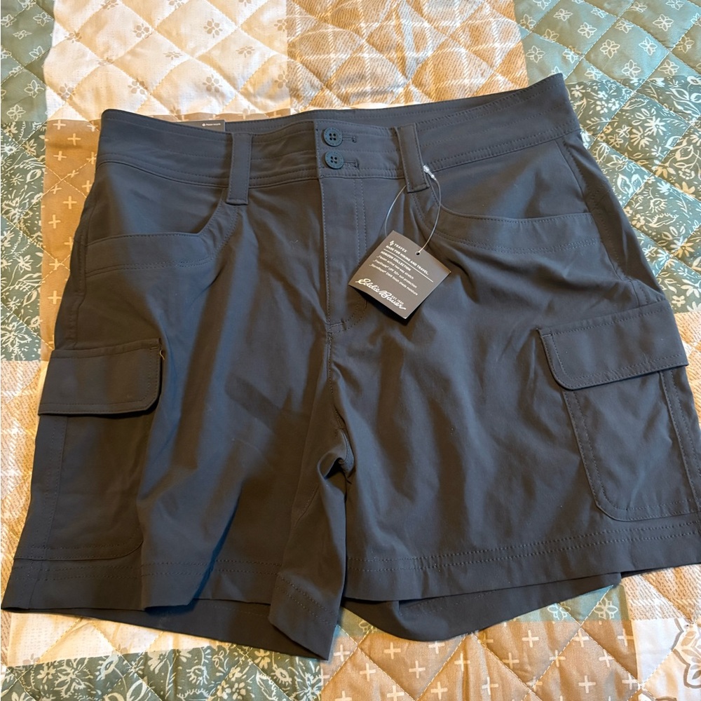 New Eddie Bauer Storm Gray Shorts